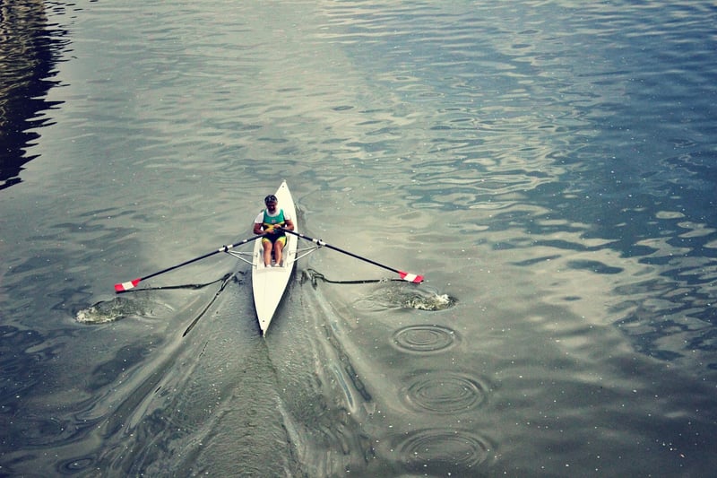 Kayaking in scenic waters